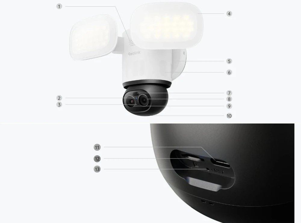 Reolink Kamera Floodlight Series F850W 8MP