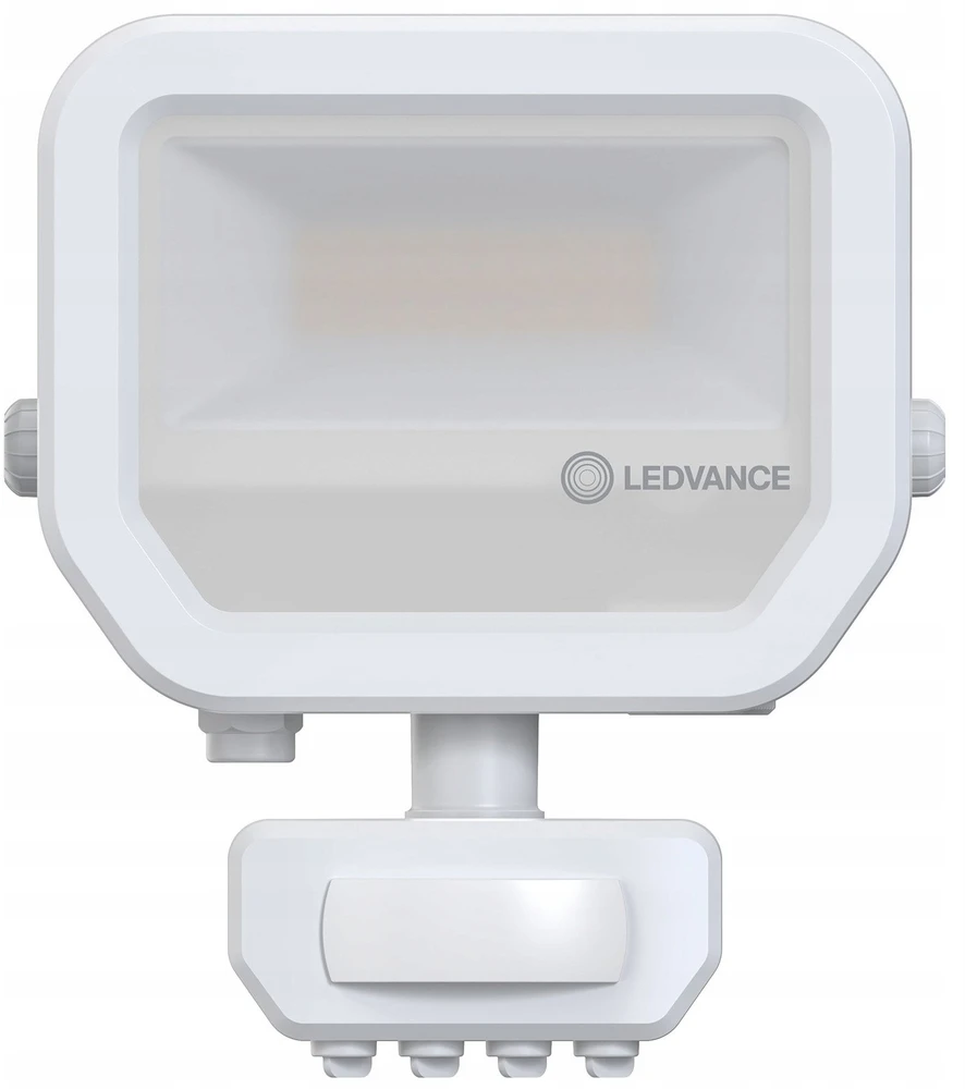 V-tac 6-8W LED prožektorius FL 10 GEN4, baltas, 3000K, IP65, su judesio davikliu