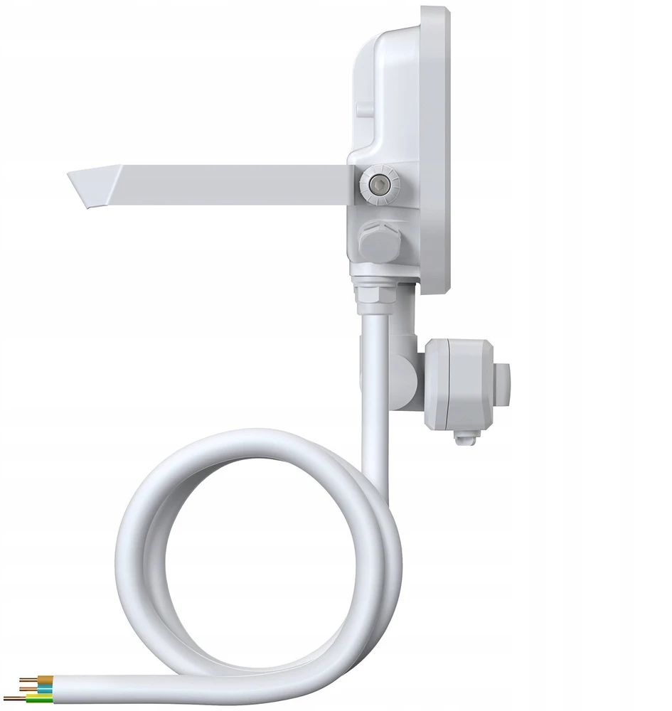 V-tac 6-8W LED prožektorius FL 10 GEN4, baltas, 3000K, IP65, su judesio davikliu