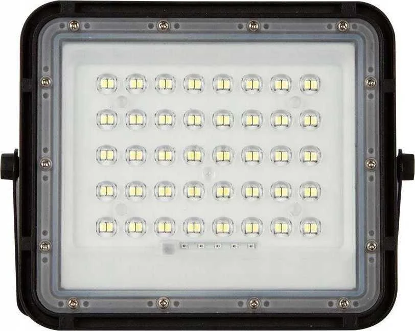 V-tac 10W LED prožektorius su saulės baterija, juodas, 4000K