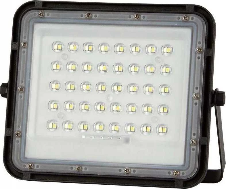 V-tac 10W LED prožektorius su saulės baterija, juodas, 4000K