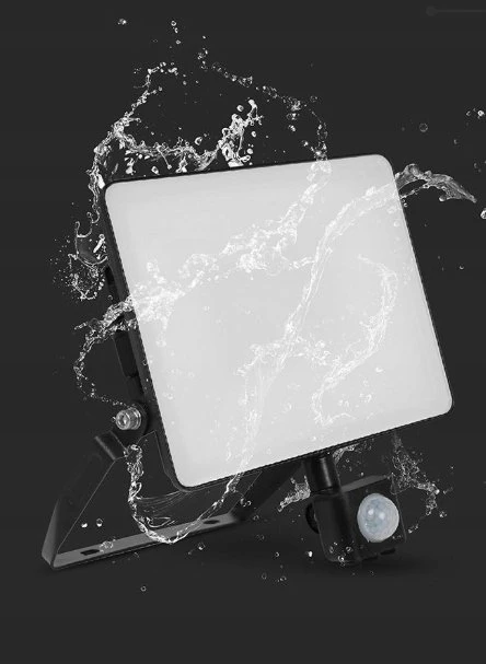 Naświetlacz V-TAC Projektorius LED su judesio jutikliu FLUXI MC 30W 3600lm 6500K IP65 Juodas