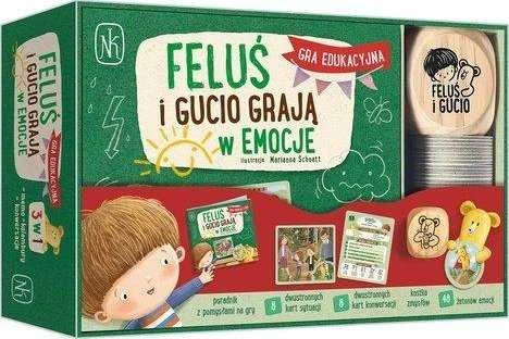 Stalo žaidimas Nasza Księgarnia Feluś ir Gucio emocinis žaidimas