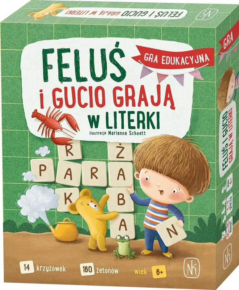 Nasza Ksiegarnia Švikiai Feliksas ir Gustas žaidžia raidėmis