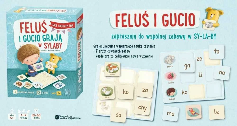 Nasza Ksiegarnia Mūsų knygynas Feluż ir Gucio groja skiemenis 02259