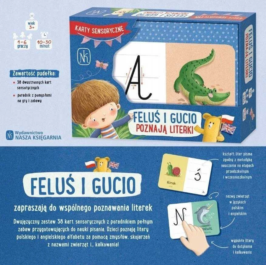 Nasza Ksiegarnia Mūsų knygynas Feluż ir Gucio mokosi raidžių 03447