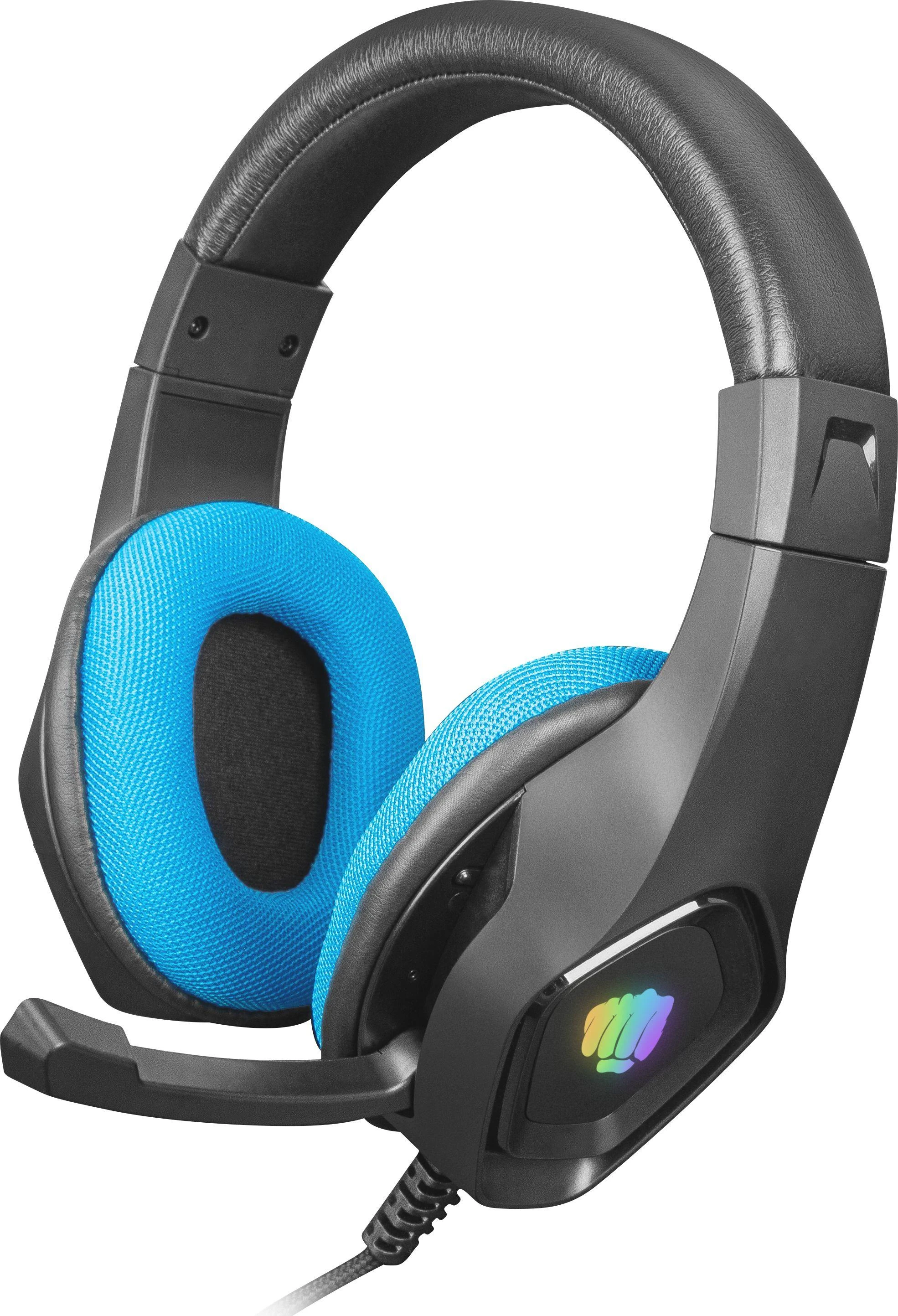 NATEC Fury Phantom ausinės su mėlynomis pagalvėlėmis