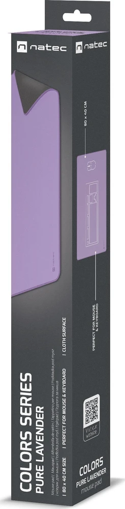 Kilimėlis Natec Colors Series Pure Lavender 800x400mm