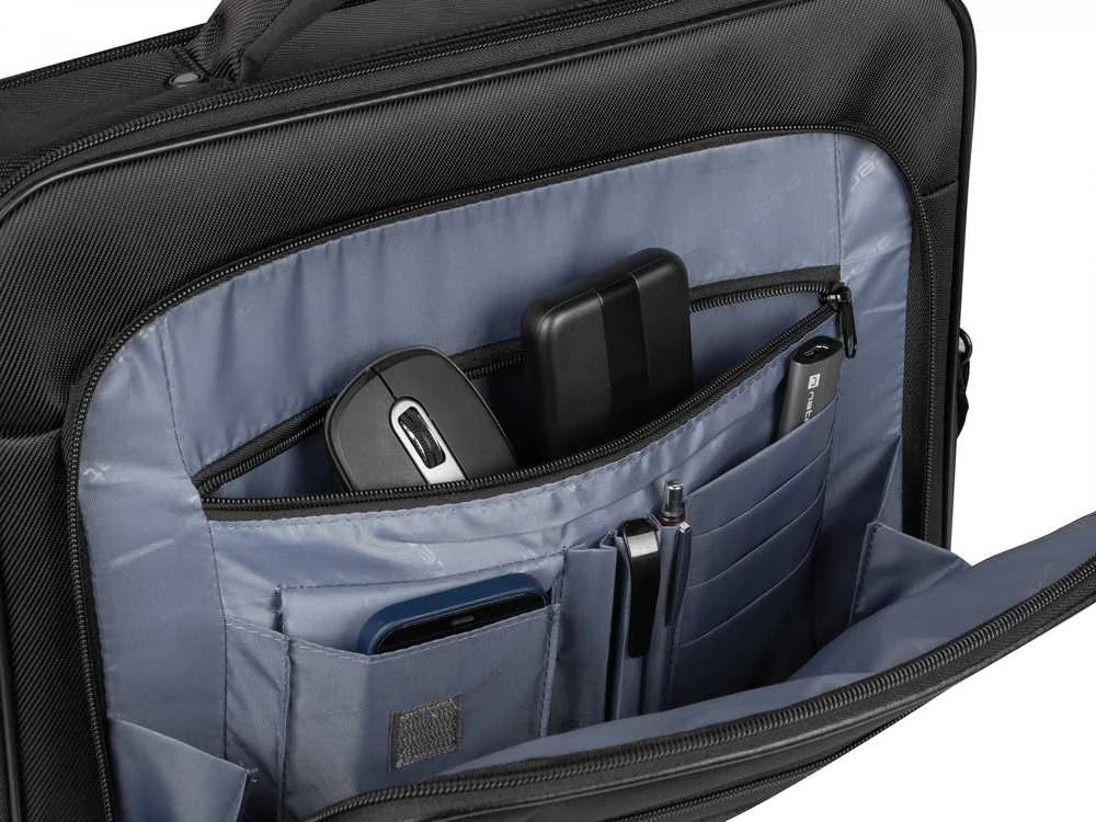 NATEC NTO-0393 Nešiojamas kompiuteris Bag BOXER Juodas 17.3inch Anti-Shock System