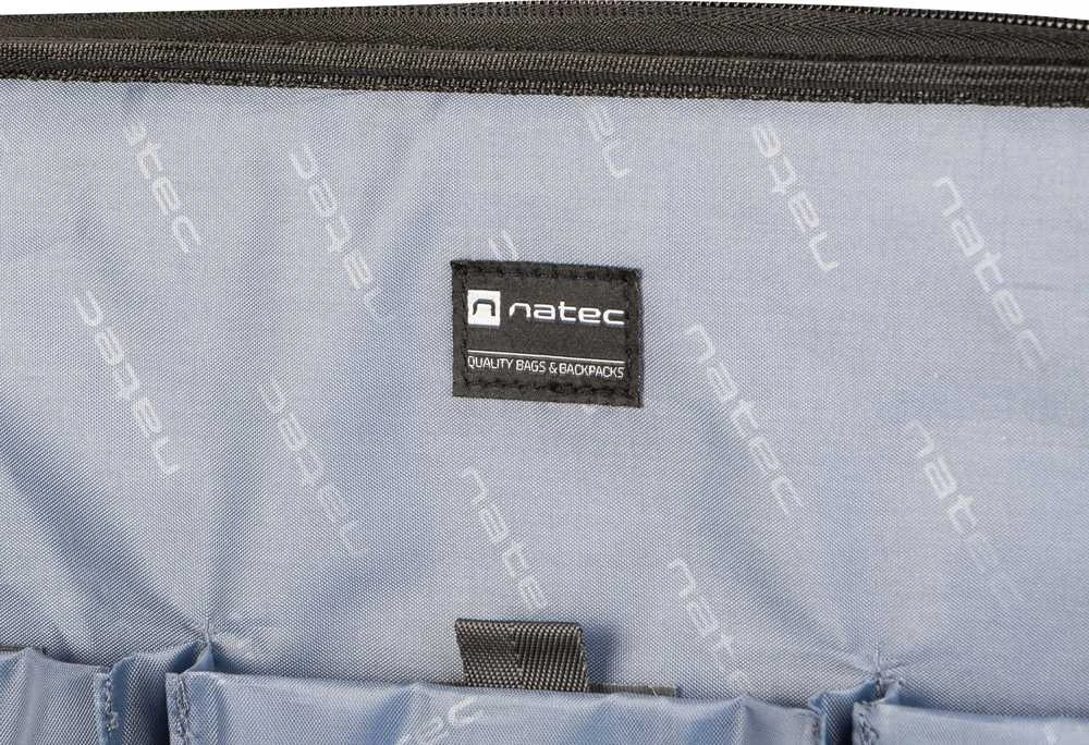 NATEC NTO-0393 Nešiojamas kompiuteris Bag BOXER Juodas 17.3inch Anti-Shock System