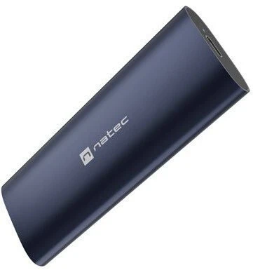 NATEC RHINO M.2 NVME LITE išorinis SSD korpusas USB-C 3.2 GEN 2 plienas tamsiai mėlynas