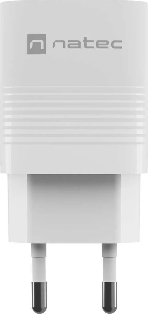 Įkroviklis - NATEC RIBERA GAN 30W USB-A + USB-C Greitas Pakrovėjas Baltas