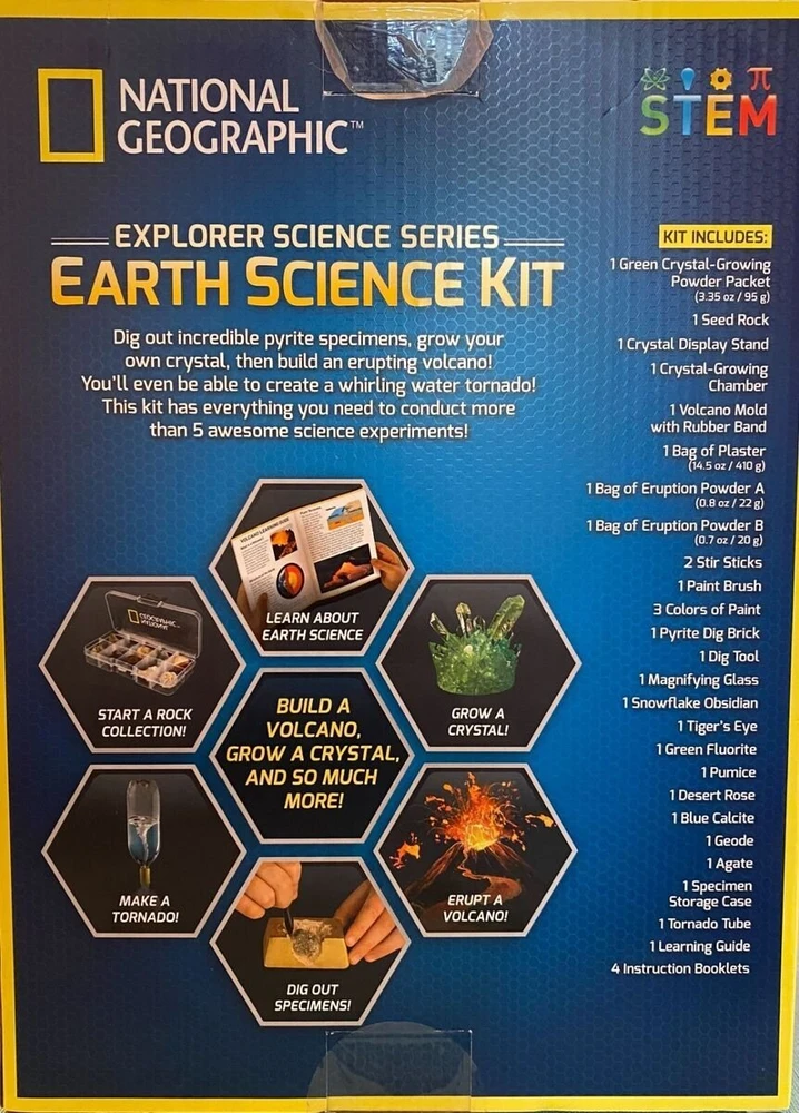„National Geographic“ – „Mega Earth Science“ rinkinys (29-4005)
