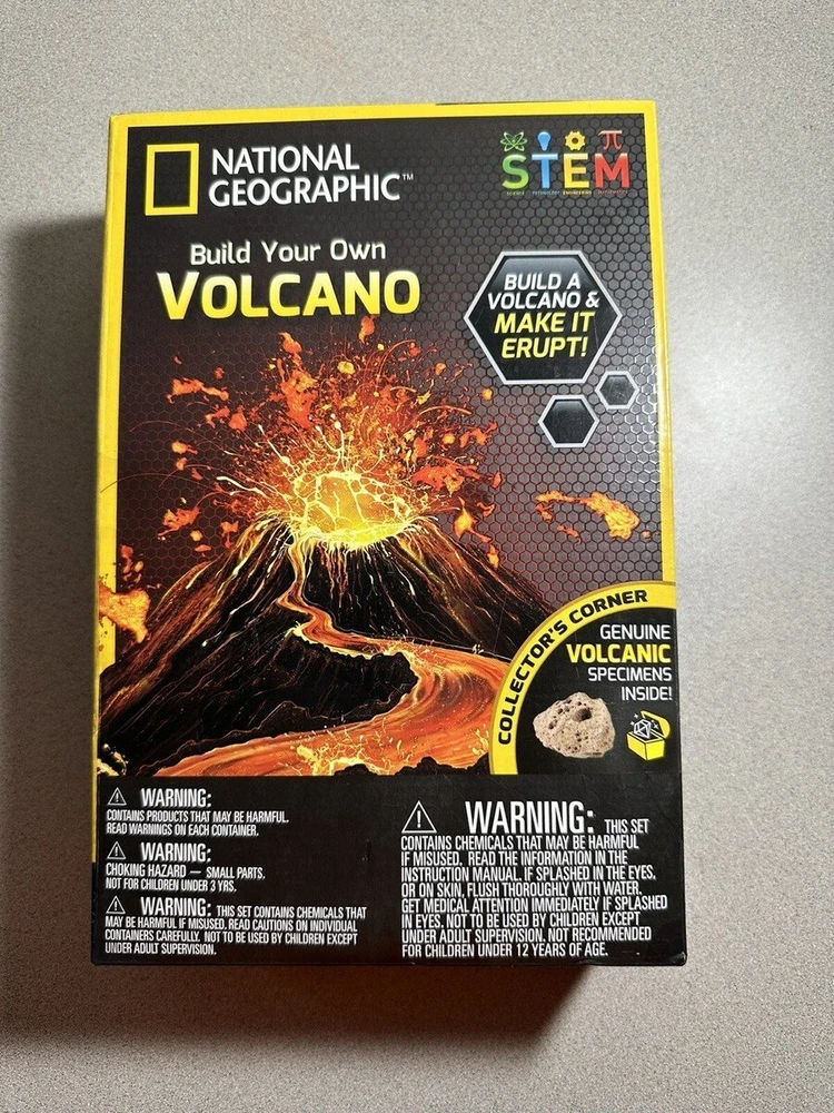 NATIONAL GEOGRAPHIC rinkinys Volcano Science Kit, NGVOLCANO2