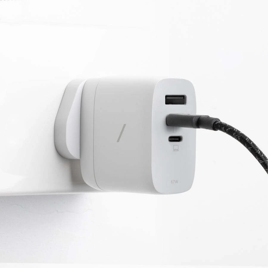 Įkroviklis Native Union Native Union 67W USB-C PD 3-Port Fast GaN Wall Charger Baltas