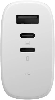 Įkroviklis Native Union Native Union 67W USB-C PD 3-Port Fast GaN Wall Charger Baltas