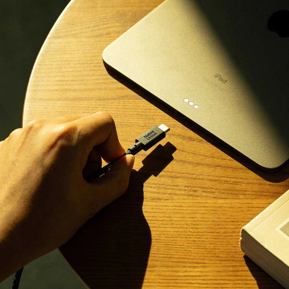 Native Union Belt Cable XL 100W - USB-C kabelis - USB-C, 3 m (zebra)