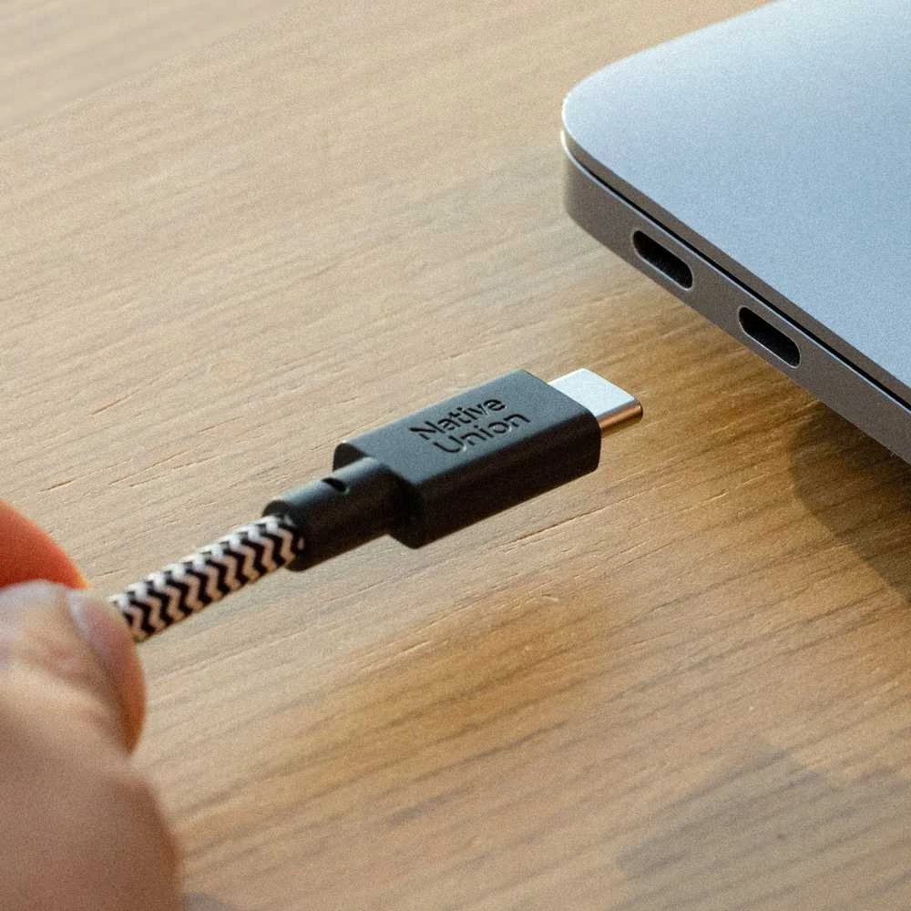 Native Union Belt Cable XL 100W - USB-C kabelis - USB-C, 3 m (zebra)