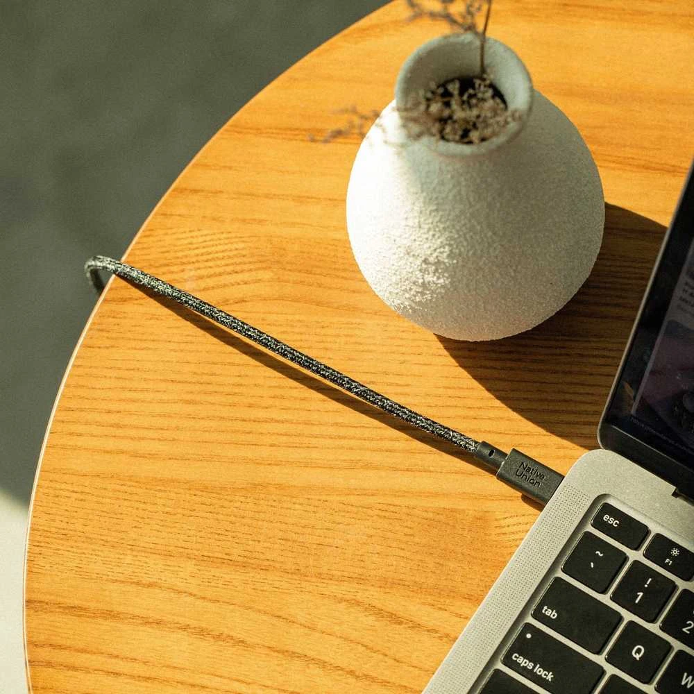 Native Union Belt Cable XL 100W - USB-C kabelis - USB-C, 3 m (zebra)