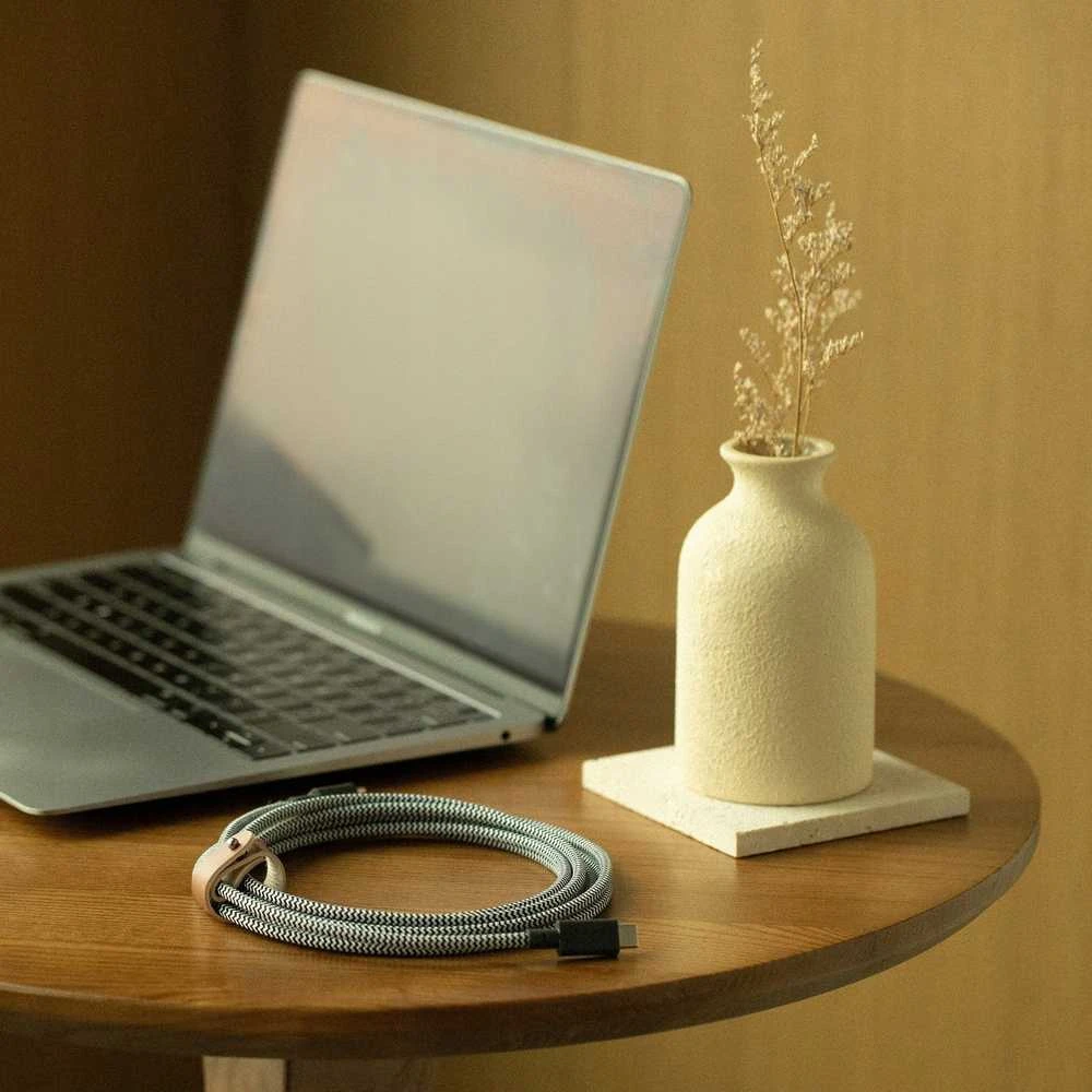 Native Union Belt Cable XL 100W - USB-C kabelis - USB-C, 3 m (zebra)
