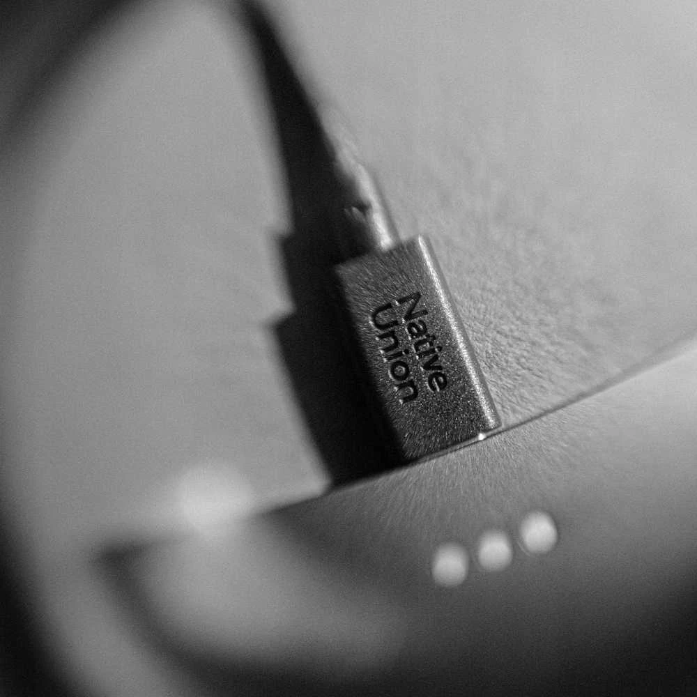 Native Union Belt Cable XL 100W - USB-C kabelis - USB-C, 3 m (zebra)