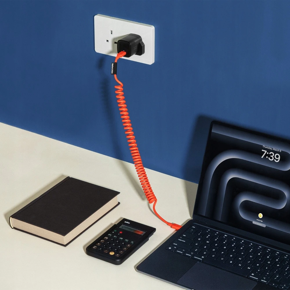 Native Union USB-C – USB-C laidas, 2,4 m, 60 W (signalizuojantis raudonas)