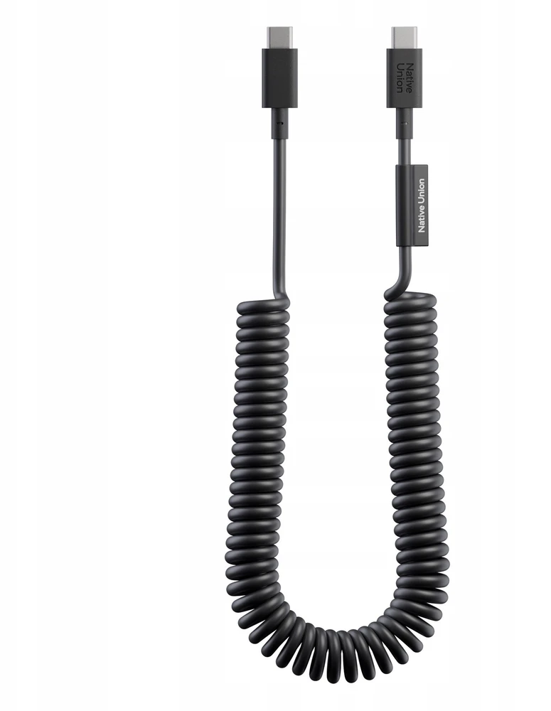 Native Union Native Union Pop Cable - USB-C - USB-C kabelis, 2,4 m 60 W (juodas)