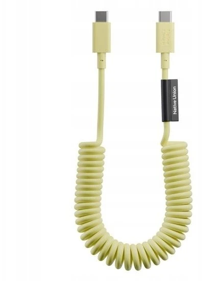 Native Union Native Union Pop Cable - kabelis USB-C - USB-C, 2,4 m 60W (lemon)