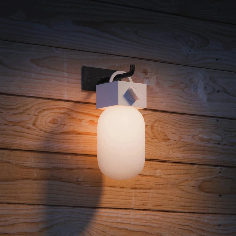 Native Union Pop Light - nešiojamas įkroviklis 5000 mAh, kabelis Pop 1,2 m (smėlio spalvos)