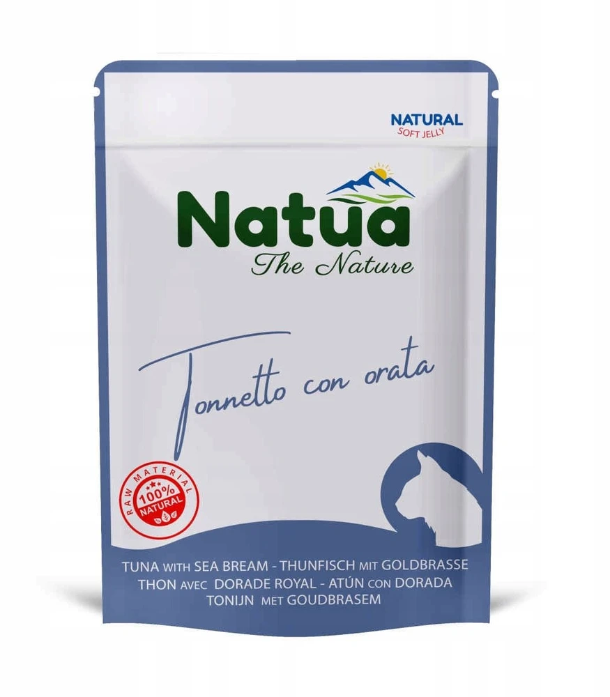 Natua Natural tuńczyk su doradą mokra karma katei 70g
