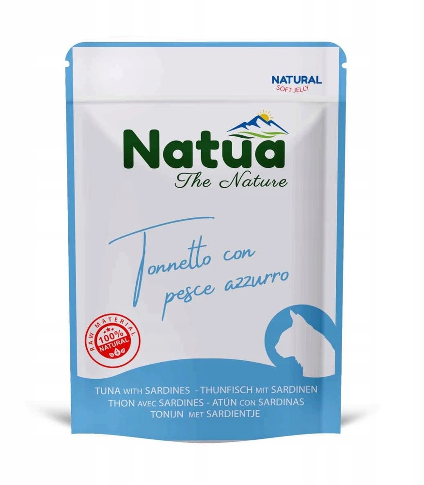 Natua Natural tuńczyk su sardynkami mokra karma katei 70g