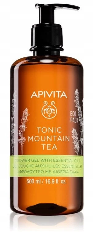 Apivita Tonikas Mountain Tea Dušo želė, 500 ml