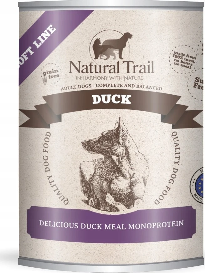 Drėgnas Šunų Maistas - Natural Trail antiena Soft Line 800g