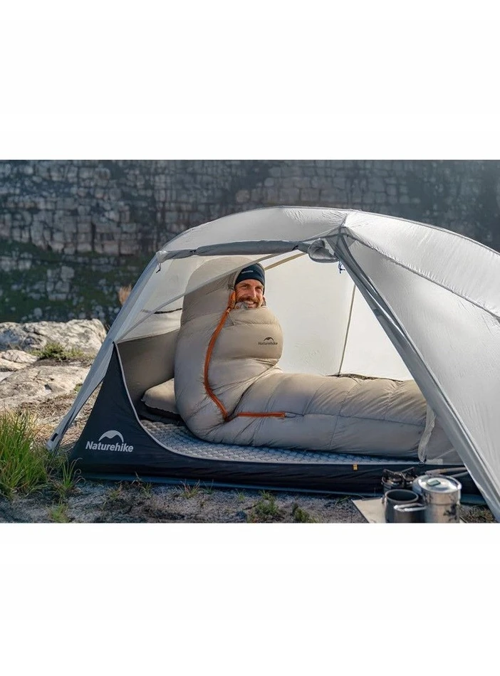 Oranžinis Miegmaišis Naturehike Snowbird Pro 700m Cnk2650WS012-Titanium Oranžinis