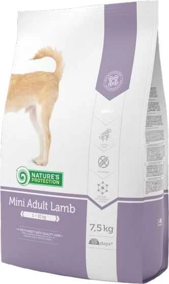 Nature's Protection Mini Adult ėriena Small breed dog 500g, mažų veislių suaugusių šunų sausas pašaras su ėriena