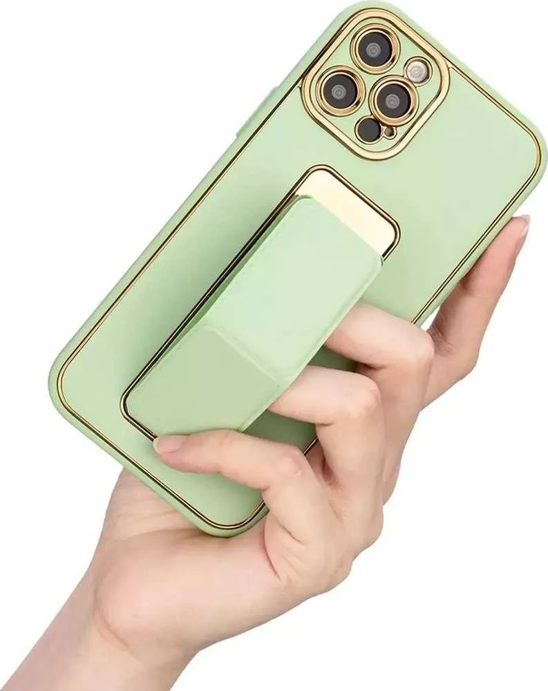 Hurtel New Kickstand dėklas skirtas Samsung Galaxy A13 5G, žalias