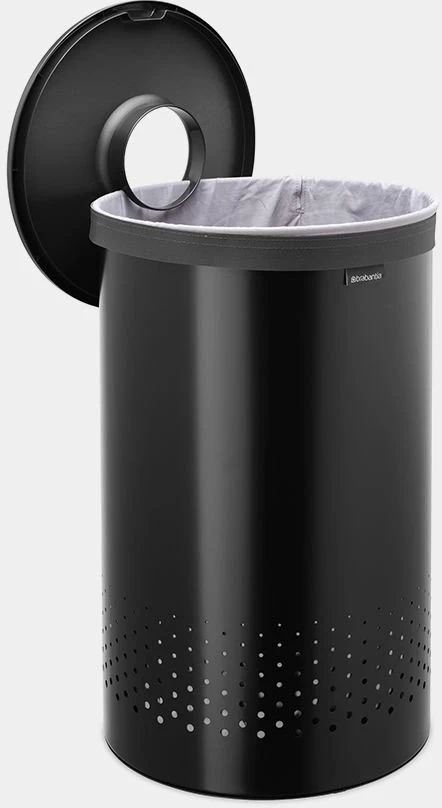 Brabantia Skalbinių dėžė, 60L - Matt Juodas