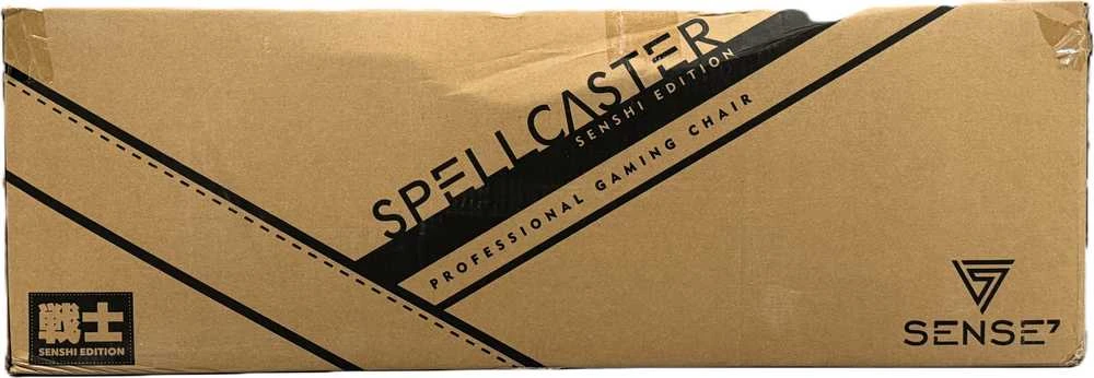 Žaidimų kėdė SENSE7 Spellcaster Senshi, Balta (odinė)