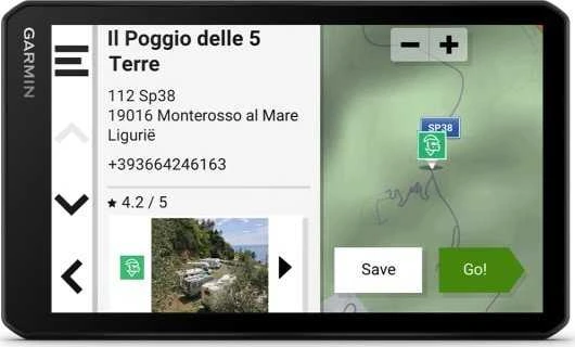 Garmin CamperCam 795 7" kemperio palydovinė navigacijos sistema su įmontuotu vaizdo registratoriumi
