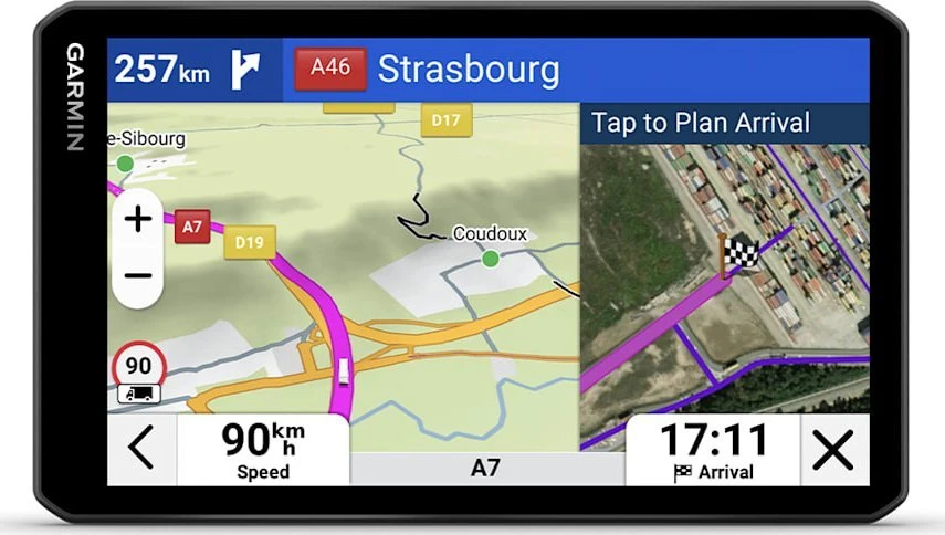 Navigacija GPS Garmin Garmin Dezl LGV720, ES MT-D sunkvežimių navigacija