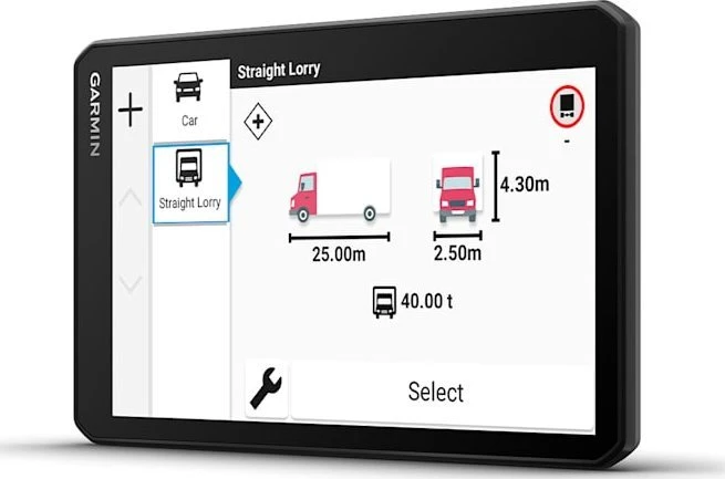 Navigacija GPS Garmin Garmin Dezl LGV720, ES MT-D sunkvežimių navigacija