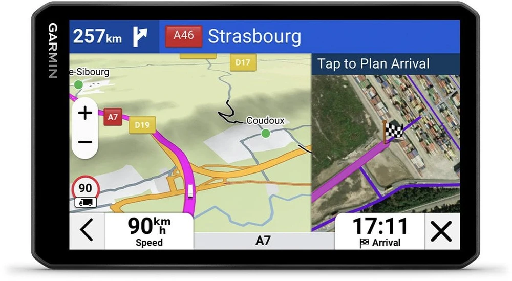 Garmin dēzl™ LGV720 7″ sunkvežimių navigatoriai su GPS
