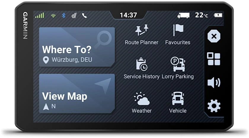 Garmin dēzl™ LGV720 7″ sunkvežimių navigatoriai su GPS
