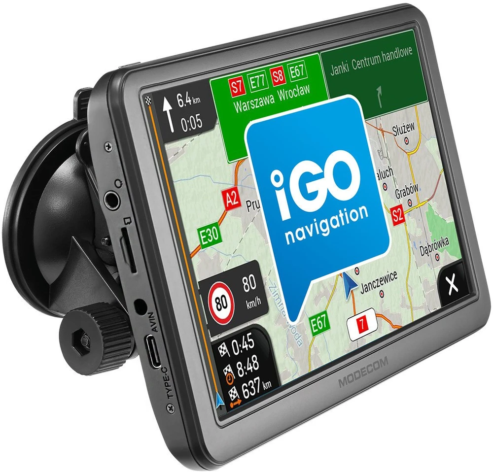 MODECOM FreeWAY CX 7.4 AUTOMOBILIO NAVIGACIJA + iGO Navigation Truck (1 metų atnaujinimas)