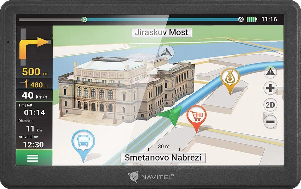 Navitel | GPS Navigation | MS700 | GPS (satellite) | 800 х 480 pikselių | Maps included