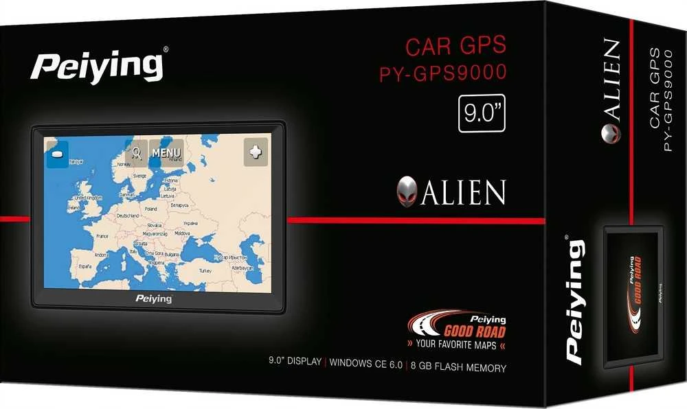 Peiying Alien PY-GPS9000 GPS navigacija + ES žemėlapis