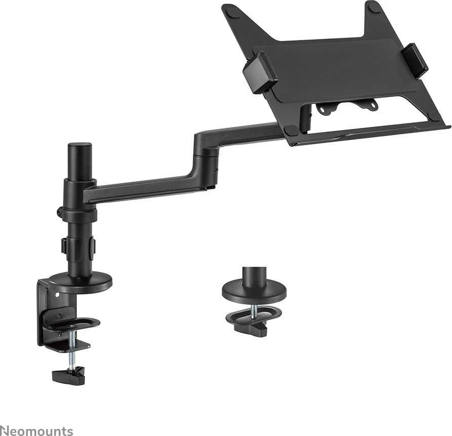 Laikiklis NEOMOUNTS nešiojamojo kompiuterio STALO MONTAVIMAS (CLAMP + GROMMET)