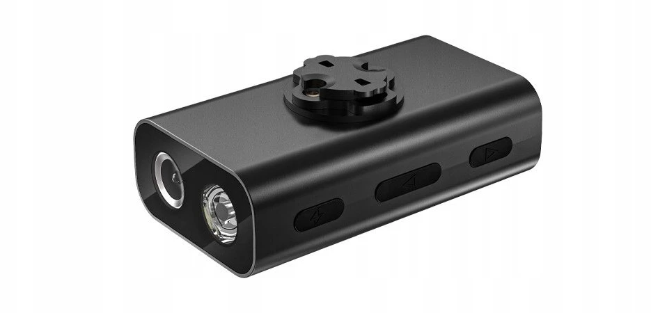 NAVITEL FLOW DL800 4K HDR GPS dviračio vaizdo registratorius su 430lm dviračio žibintu