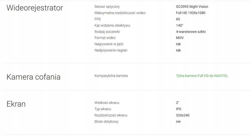 Vaizdo registratorius Navitel R260 NV
