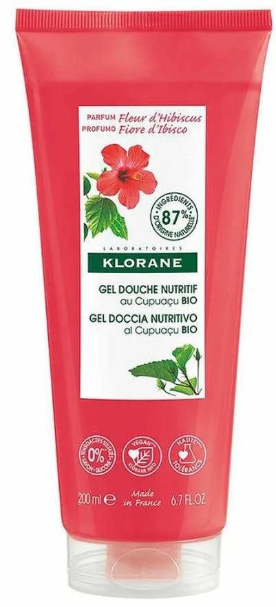 Klorane Dušo želė - Hibiscus Flower, 200 ml